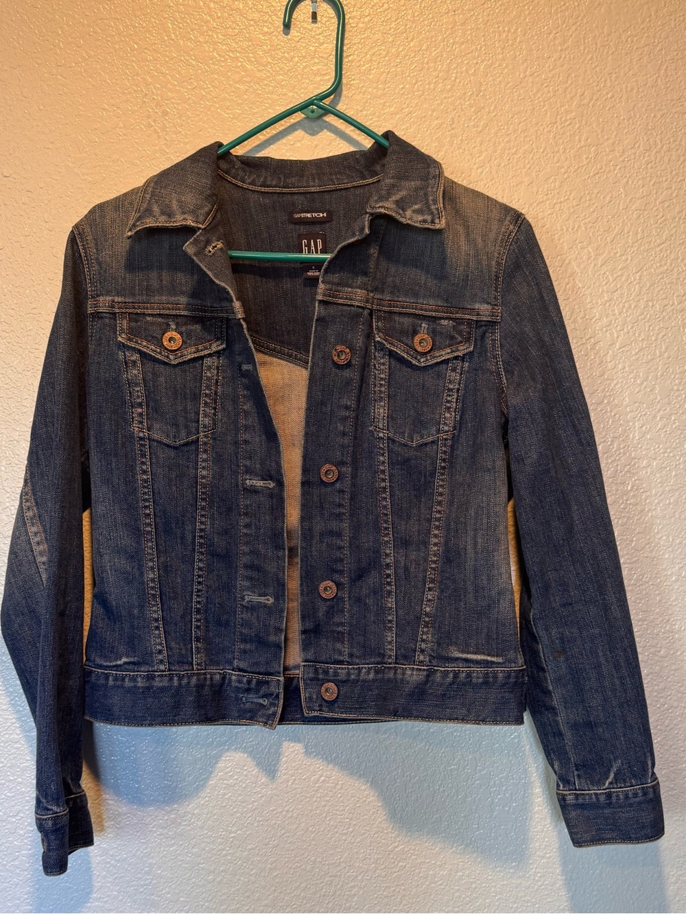 GUC vintage GAP stretch Women's small Wash Blue Denim Jacket